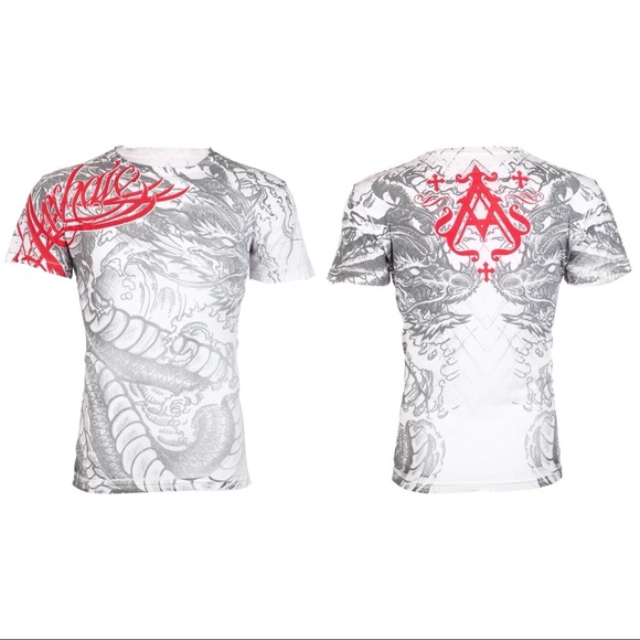 Archaic By Affliction T-Shirt DRAGON RAGE - Picture 4 of 9